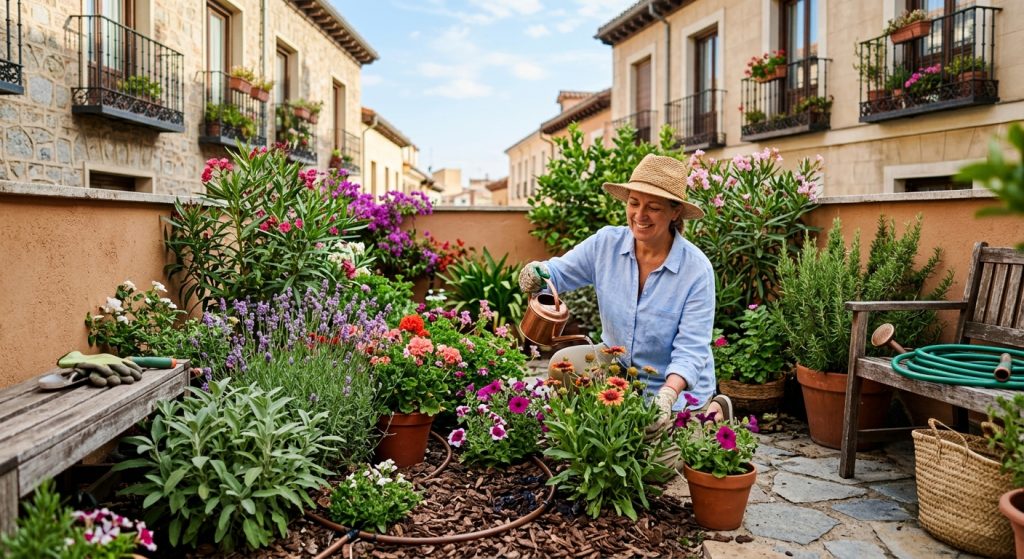 Cómo mantener un jardín en verano en Madrid Cómo mantener un jardín en verano en Madrid